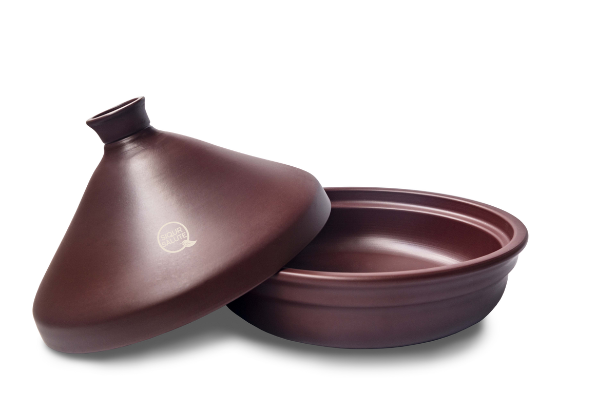 Purple Zisha clay tagine – available in 22 cm and 26 cm