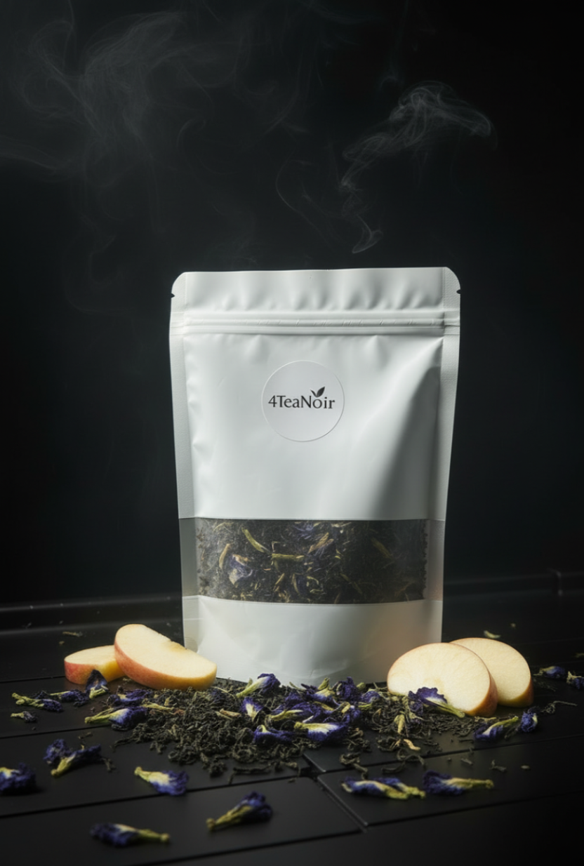 Blue Apple Twist - kruidenthee met butterfly pea en appe.4teanoir.MT018