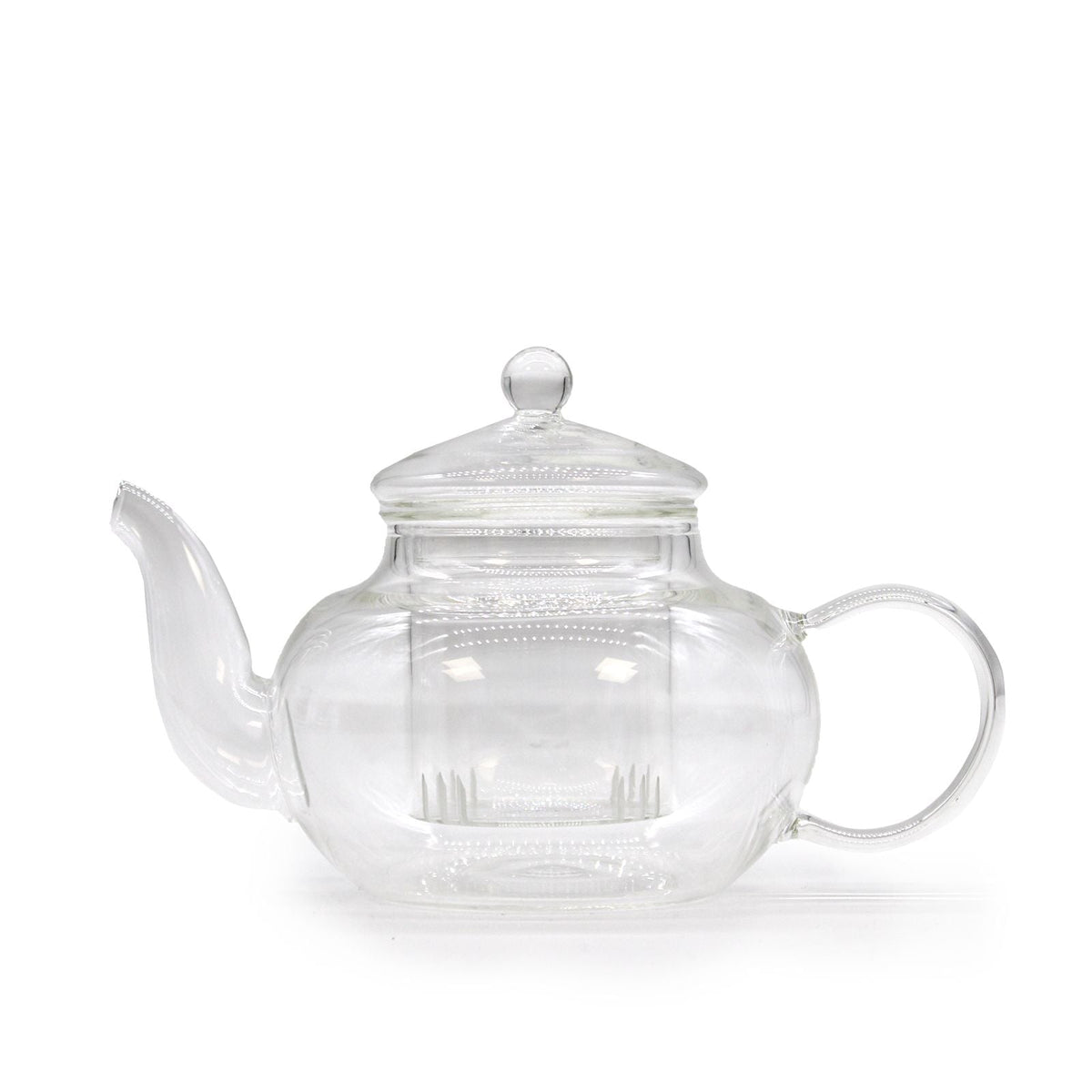 Glass teapot with tea infuser – Round Pearl – 400 ml