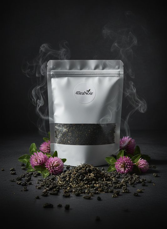 Mysterieuze 4TeaNoir met Gunpowder en Rode Klaver