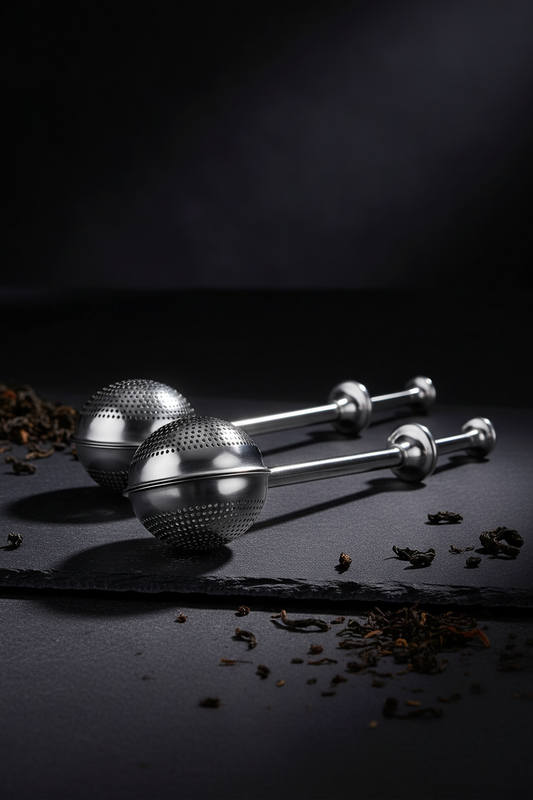 Premium tea infuser product photography